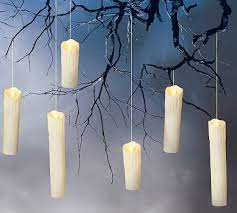 Hanging Floating Candles Set Of 6