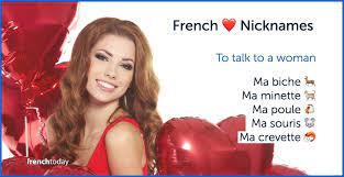 french love nicknames