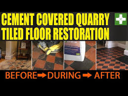 quarry tiled floor cleaning and