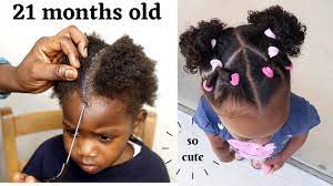 kids hairstyle on short hair