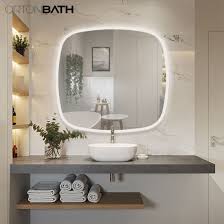 Square Led Bathroom Vanity Wall Mirror