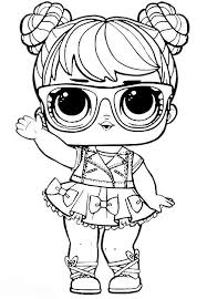 gl lol surprise doll coloring page