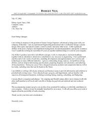 Sample Cover Letters For Engineers Trezvost