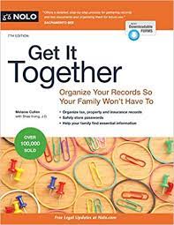 4.build out your family records organizer. Get It Together Organize Your Records So Your Family Won T Have To Cullen Melanie Irving J D Shae 9781413323153 Amazon Com Books