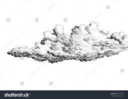 雲 線画