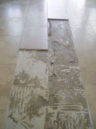 stone floor with underfloor heating