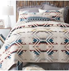 pendleton white sands southwest quilted