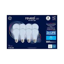 Ge Reveal 60 Watt Eq A19 Color Enhancing Dimmable Led Light Bulb 64 Pack In The General Purpose Led Light Bulbs Department At Lowes Com