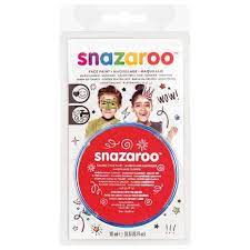 snazaroo face paint 18ml bright red