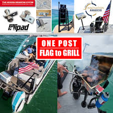 flagpole grill post kit lillipad marine