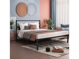 jaxpety metal bed frame platform queen