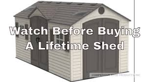 Save money when you shop with us. Before You Buy Your Lifetime Shed Watch This Youtube