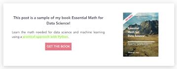 essential math for data science