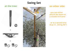 swing beam to living tree
