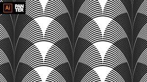 how to design art deco pattern with