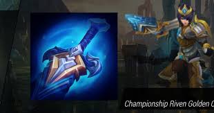 + championship riven is #004 in series 2. Surrender At 20 9 14 Pbe Update Championship Riven Golden Chroma Summoner Icons More