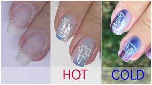You might think that short nails don't offer enough canvas space for the elaborate nail art designs of your dreams, but while scrolling through instagram this weekend, we found plenty of options. Nail Art For Short Nails Thermal Gel Polish Design Youtube