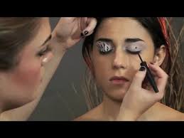 how to do zebra eye shadow makeup