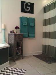 Gray is a simple color to match with other tones because of its many shades. Teal And Gray Bathroom Decor Awesome 25 Best Ideas About Teal Bathroom Accessories On Pinterest Teal Bathroom Decor Gray Bathroom Decor Teal Bathroom