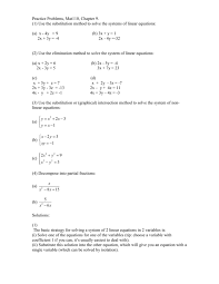 Practice Problems Mat110 Chapter 9