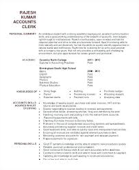 Resume Sample For Accounting Clerk Pohlazeniduse