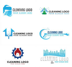 carpet cleaning logo vector images