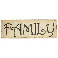 Family Wood Signs