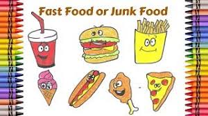 Top Healthy Food And Junk Food Chart Paper Hot Healthy Food