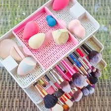 makeup brush holder drying rack with