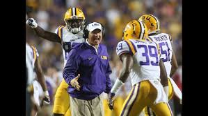 reports lsu fires les miles four games