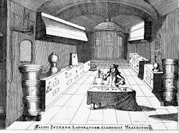 inside the alchemist s workshop jstor daily an alchemist working in a laboratory from pyrosophia by johann conrad barckhausen 1698 via