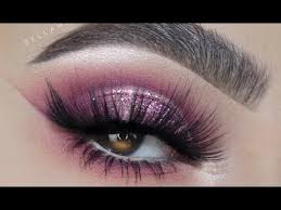 pink glitter eye makeup you