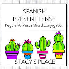 Spanish Present Tense Regular Ar Verbs Mixed Conjugation