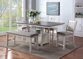 Get organized with storage for every room. Buford Counter Height Dining Table Set Gray Home Furniture Plus Bedding