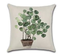 by javy pancake plant cushion cover