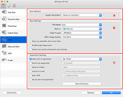 For the location where the file is saved, check the computer settings. Canon Manuals Ij Scan Utility Lite Settings Driver Dialog