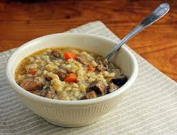 The Perfect Pantry 174 Beef Barley Soup Recipe Pressure Cooker Or Stove Top  gambar png