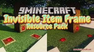 invisible item frame resource pack 1