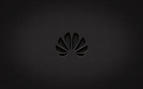Download wallpapers Huawei carbon logo ...