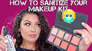 how to sanitize your makeup kit