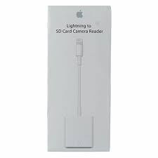 Apple Lightning To Sd Card Camera Reader Adapter Me638ll A White Walmart Com Walmart Com