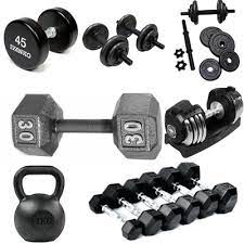 barbell and dumbbell