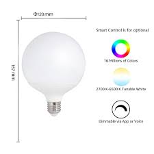 g25 led globe light bulbs 5w vanity