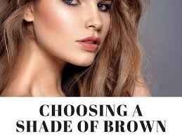 choosing a shade of brown hair color