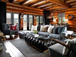 Choose simple window treatments that are easy to tuck away when the sun rises. Top 60 Best Log Cabin Interior Design Ideas Mountain Retreat Homes