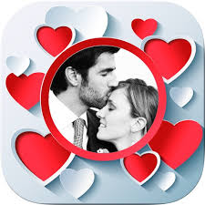 editor love frames romantic images to