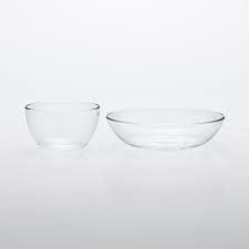 small glass bowl about dia 9 5cm muji