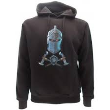 The black shield back bling was bundled with this outfit. Fortnite Hooded Sweatshirt Black Knight Official Sweater Hoodie Official Original Videogame Epic Games Apecollection