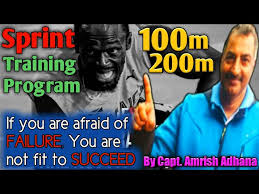sprint 100m 200m training program for