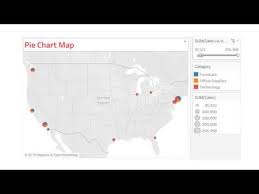 12 Map With Pie Chart In Tableau Youtube